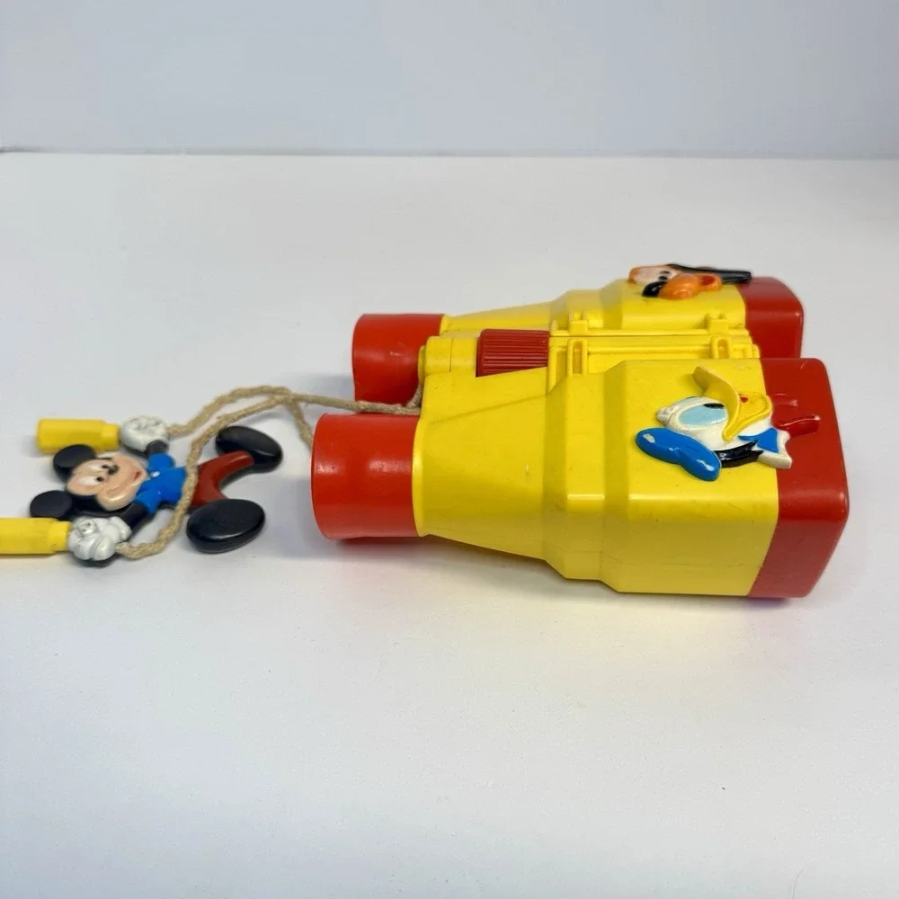 Vintage Walt Disney Mickey Mouse Binoculars Donald Duck Pluto Child Size